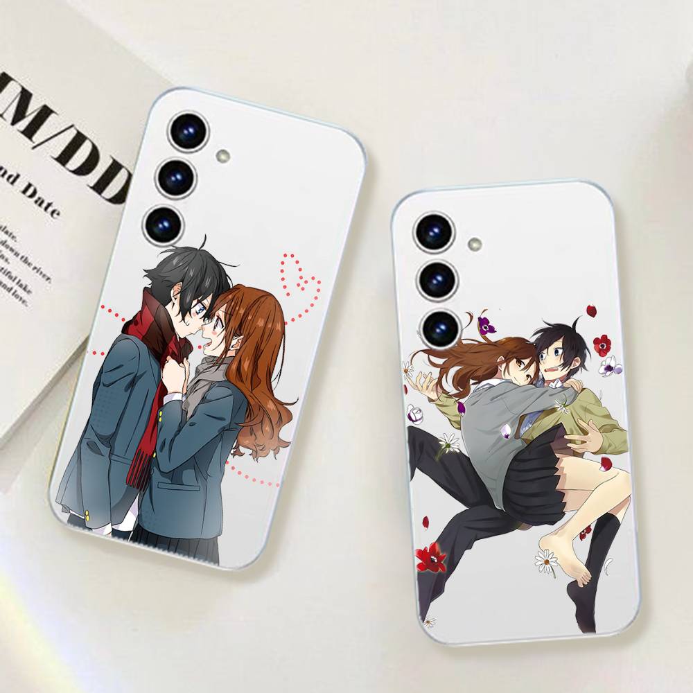 Cute Anime Horimiya For Samsung Galaxy A52 A12 A51 S21 Edge S22ULTRA S23 S20LITE Plus Ultra Transparent Cover