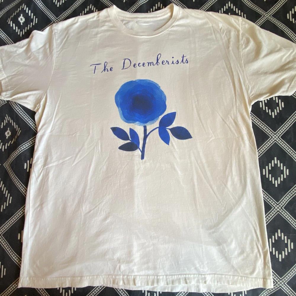 The Decemberists Band Traveling On White Cotton T Shirt Full Size S-5XL Unisex T-Shirt XXXL