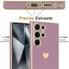 Case - BOOLING - for Samsung Galaxy S23 Ultra - Liquid Silicone - Love Pattern - Shockproof Protection
