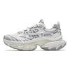Anta Fuyiao Bequeme Mode Langlebig Leicht Atmungsaktiv Low-Top Dad Schuhe Damen Sneaker Papierweiß Hellgrau Silber 122538898-2