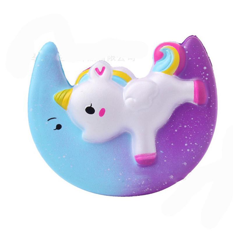 

Flying Horse Moon Squishy Toy With Slow Rebound For Stress Relief And Gift Use Starry