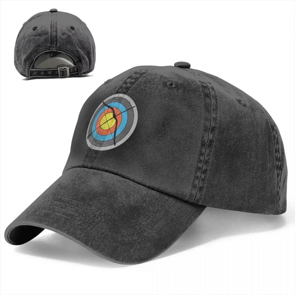 Bogenschießen Bogen Pfeil Sport Baseball Caps Zubehör Casual Distressed Denim Cap Männer Frauen Outdoor Alle Jahreszeiten