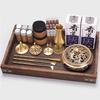 Messing Weihrauchbrenner Tragbar DIY Zen Weihrauchbrenner Siegel Weihrauch Keramik Set Hand Duftpulver Herstellung Weihrauchbrenner