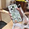 Dirt-resistant Anti-knock Phone Case For Tecno Spark30 4G/KL6 Silicone Anti-dust Phone Holder Wristband Ring Cute