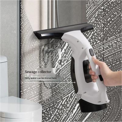 Multifunkční elektrický bezdrátový čistič oken Bílý Bezdrátový Dobíjecí Automatický Přenosný Čisticí nástroje na sklo