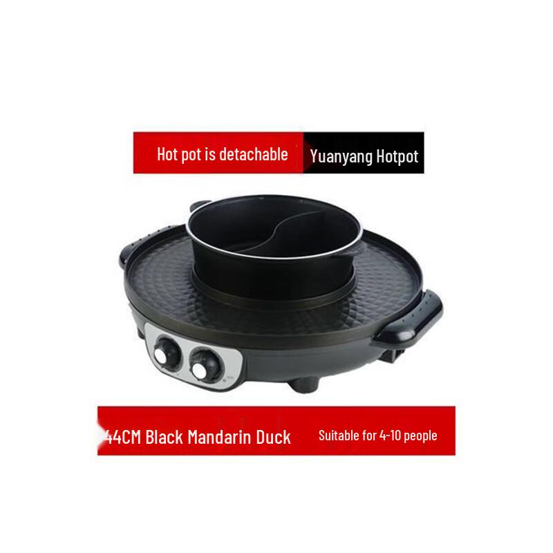 ZISIZ Multi-function Electric BBQ Grill & Hot Pot