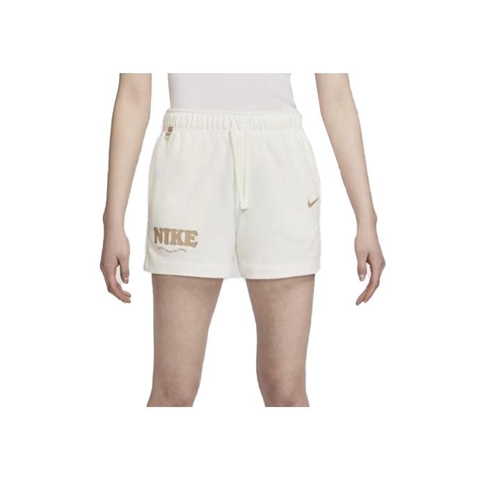 New Nike Sports Shorts Women's Sail White HF6177-133