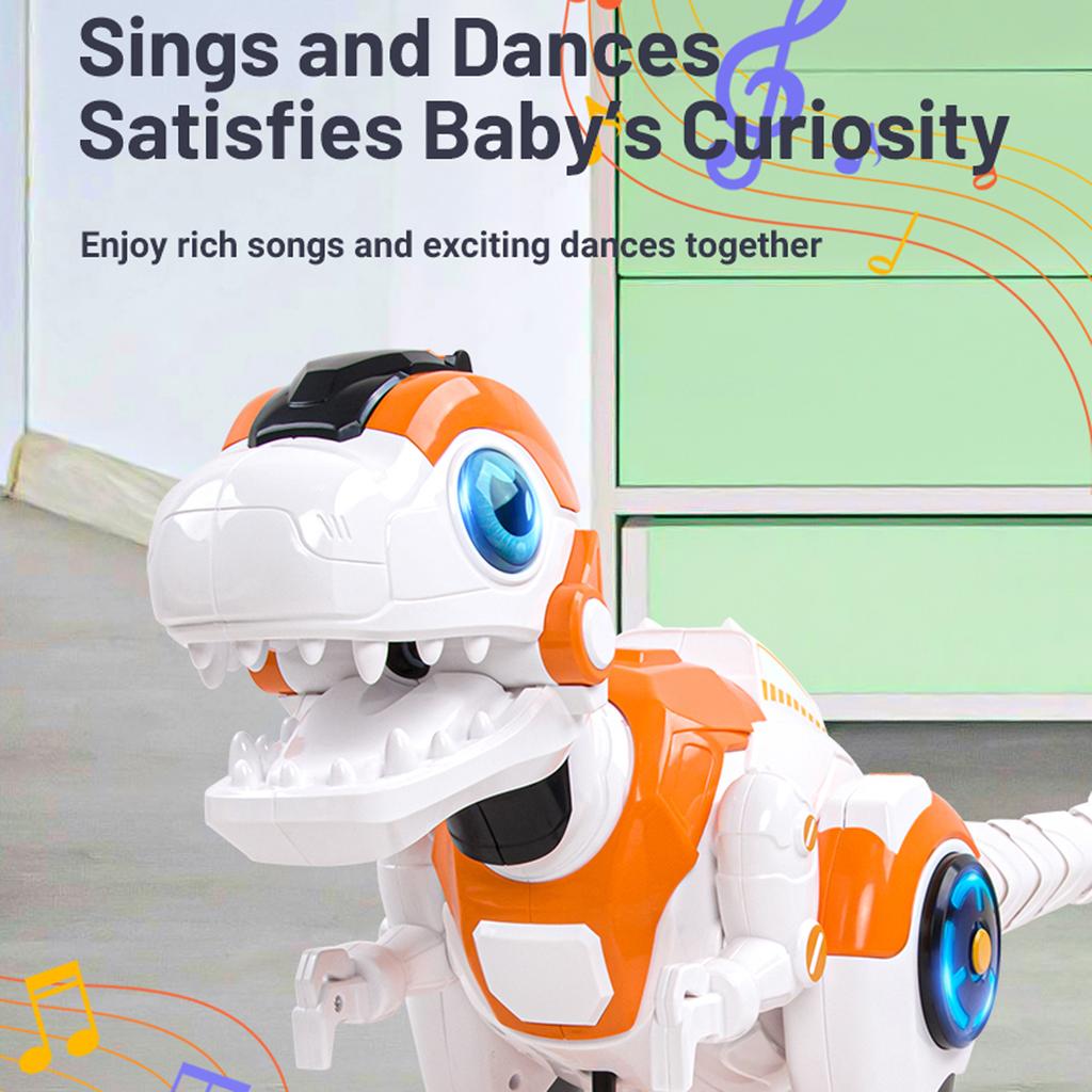 Remote Control Robot, Intelligent Walking Dancing Singing Programmable Robot with Light and Sound,