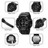 Skmei Men's Military Watches Fashion Big Dial Digital Wristwatch Luxury Outdoor Sports Dual Time Led Waterproof Alarm Clock