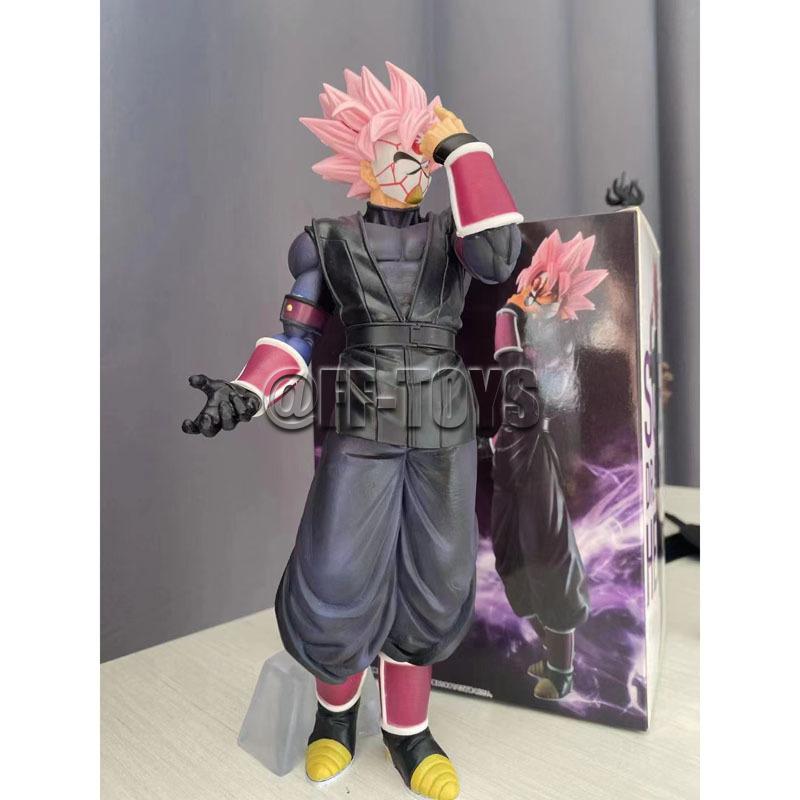 25cm Drogan Boll Figure Super Saiyan Rose 3rd Mission Prize D Pvc Action Figures Black Gocool Zamasu Model Toys For Children Gifts