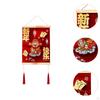 Chinese Year Hanging Decoration Snake Blessing Characters Fu Lucky for Bedroom