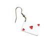 Women Funny Playing Card Drop Earrings Interesting Personlized Ear Hook Teenages Christmas Gifts Jewelry Eardrop