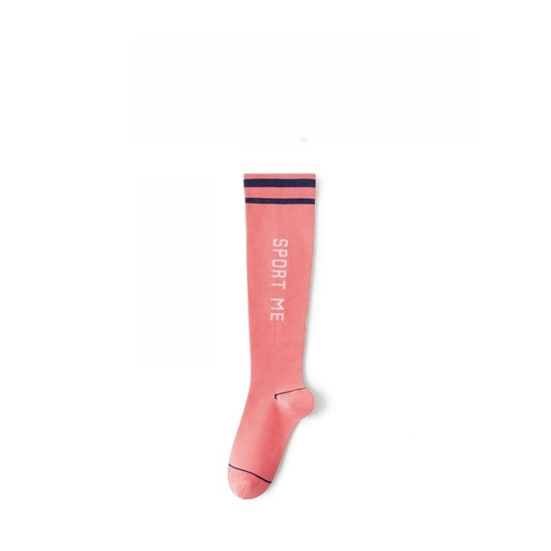 Sports muscle energy compression socks women's fitness running skipping rope pressure thin leg calf socks four seasons thin long tube sweat-absorbent