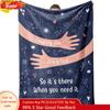Afterprints Get Well Gifts for Women Men, Hug/Healing Blanket, Thinking of You/Cancer Care/Sympathy/After Surgery Gifts for Frie