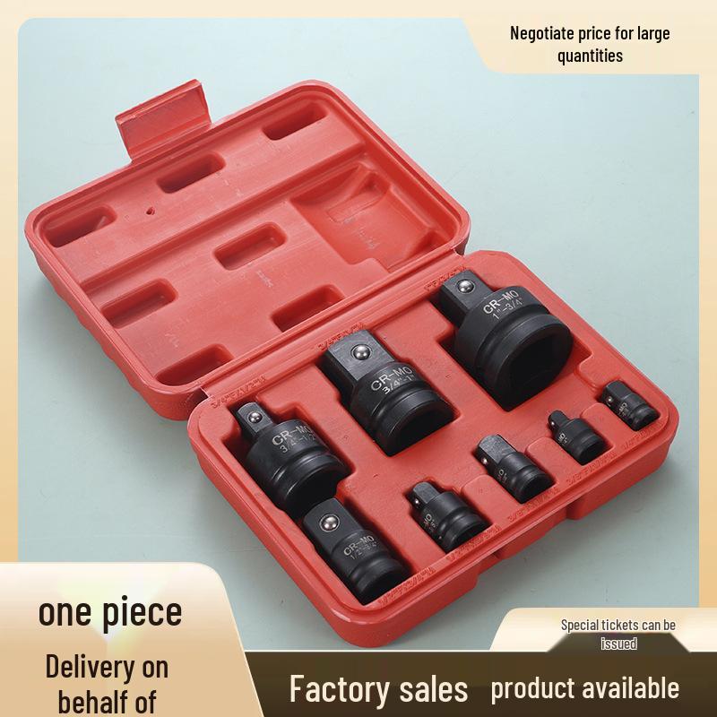 

Сверхпрочный пневматический набор переходников для гайковерта: 3/4 к квадратному гнезду Model 735, Adapter Set, 6 pieces, 50 units, 0.6kg