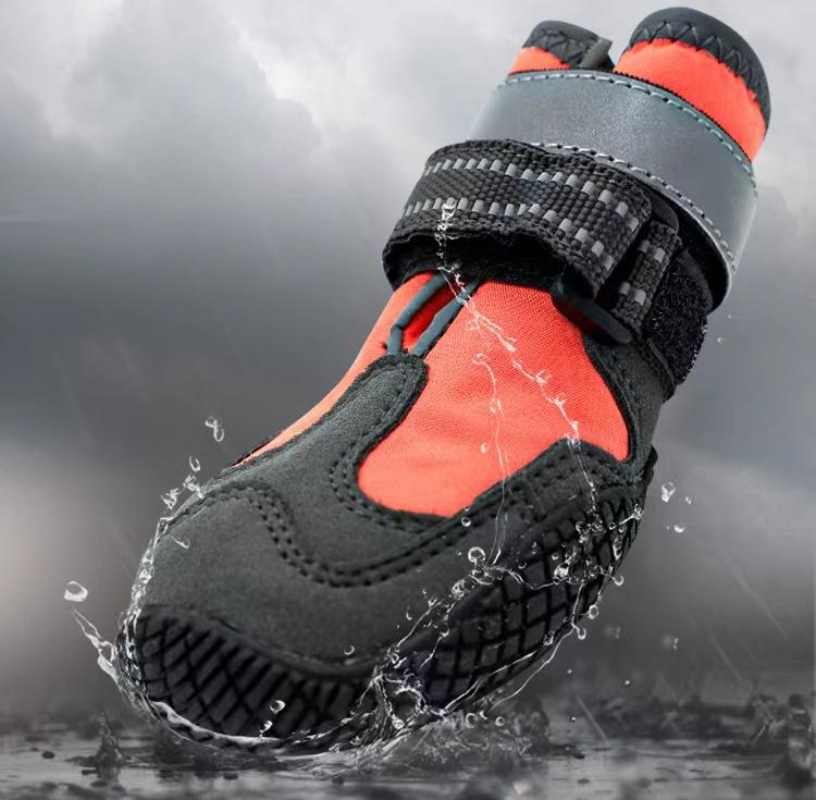 Pet Boot Dog Shoes for Large Dogs Breathable Boots Outdoor Anti-Slip Durable Pet Shoes for Hiking Rubber Sole