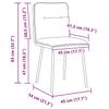 Dining Chairs 2 Pcs Blue Velvet