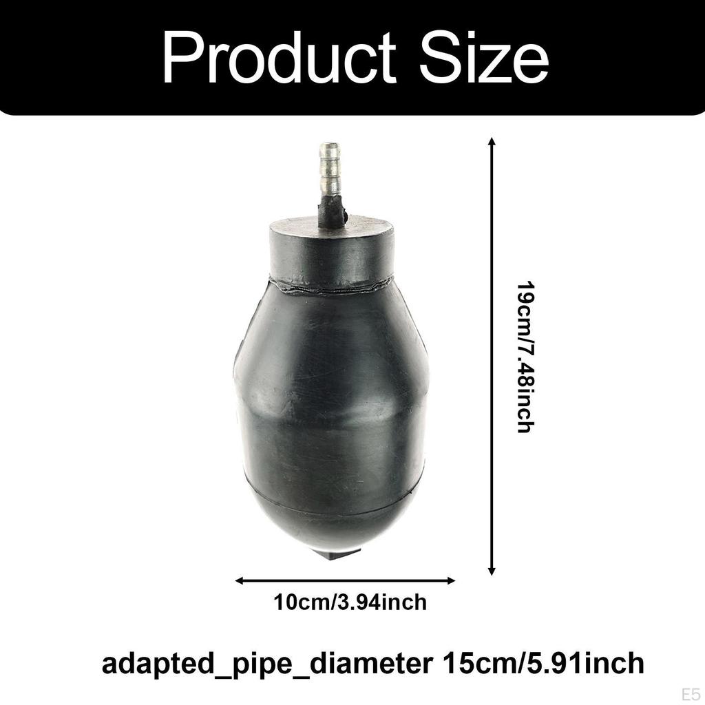 Inflatable Device for Plumbing Pressure Tests In Municipal Systems