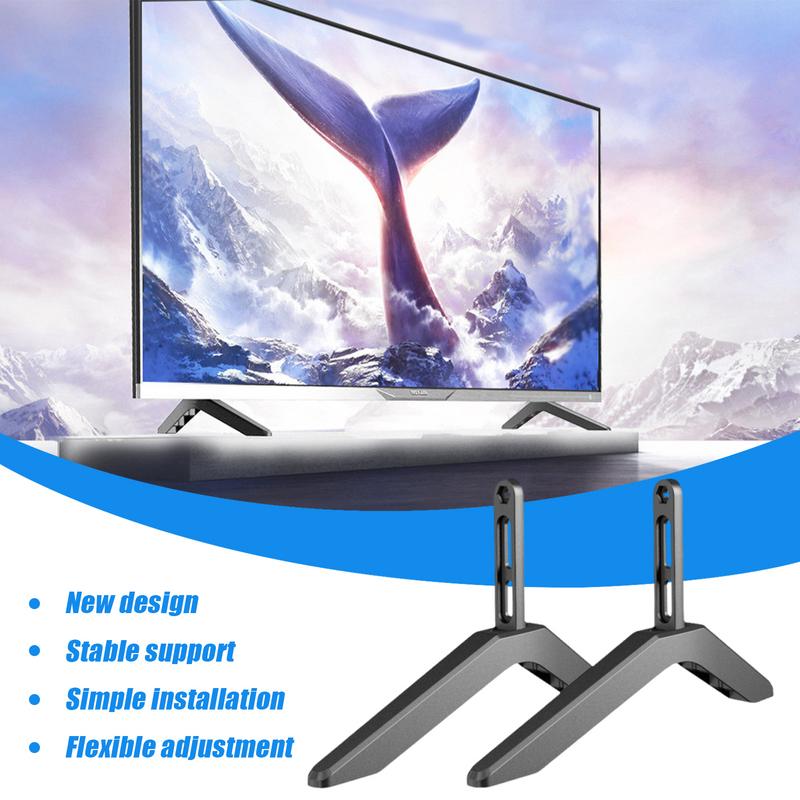 Universal Aluminum alloy TV Large Stand for 32 to 65 inch TVs Height Adjustable Anti-slip Base shockproof Living Room supplies