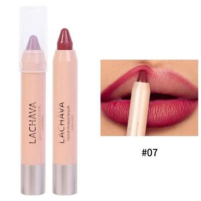 Sexy červená tužka na rty Rtěnka Matná Nahá Voděodolná Konturovací tužka na rty Barevný tón Dlouhotrvající Nepřilnavá Linka na rty Make-up Kosmetika, 1 kus, 07 A07, 3g