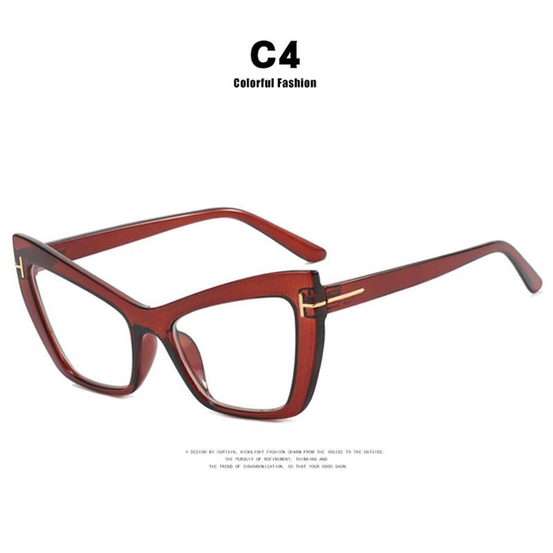 

New Brand Design Fashion Cat Eye Leopard Glasses Women Frame Photochromic Anti Blue Light Computer Reading Eyeglass Degrees 0~+6 +6.0