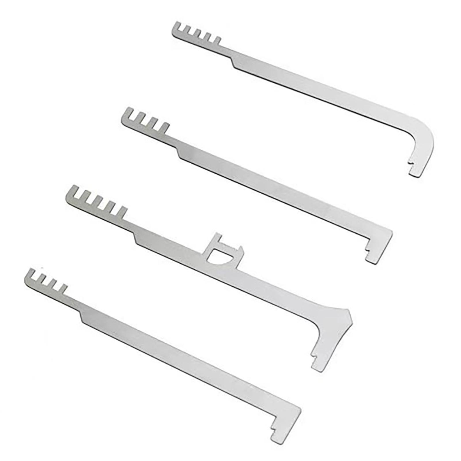 

Набор стальных гребенок, многофункциональный инструмент для ремонта, устойчивый к ржавчине инструмент для энтузиастов и профессиональных техников