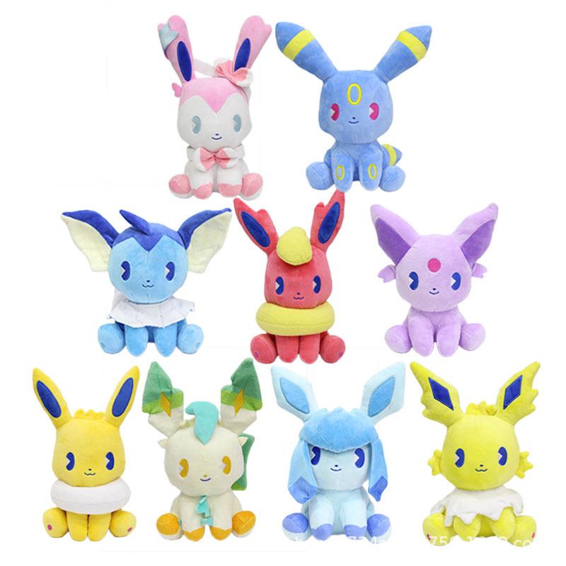Pokemon Eevee Evolution Peluche Plush Toys Umbreon Vaporeon Sylveon Flareon Jolteon Pikachu Stuffed Toy Doll Xmas Gifts