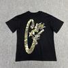 Unisex Streetwear Oversized Cotton Tee With Geometric Print Loose Fit Short Sleeve T-Shirt Men Women