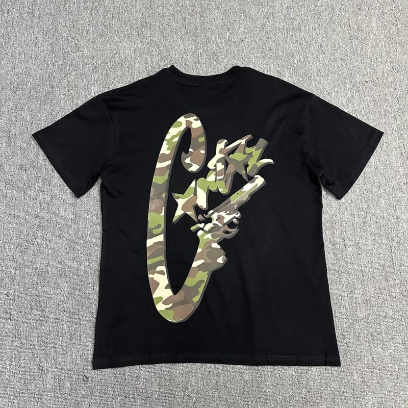 Unisex Streetwear Oversized Cotton Tee With Geometric Print Loose Fit Short Sleeve T-Shirt Men Women