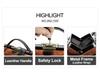 Black Angel Genuine Leather Women's Crossbody Doctor Bag with Suede Buckle