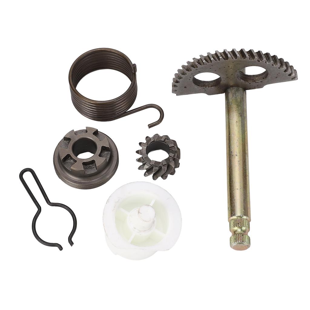 6PCS Kick Start Shaft Gear Assembly Set Metal Alloy Professional Safe Stable Performance for PW50 All Models