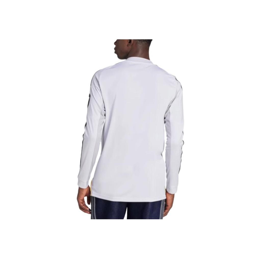 Adidas Real Madrid 25-26 Fan Version Home Round Neck Fashion Soft Sports Long Sleeve Football Shirt Unisex Tops JN8884