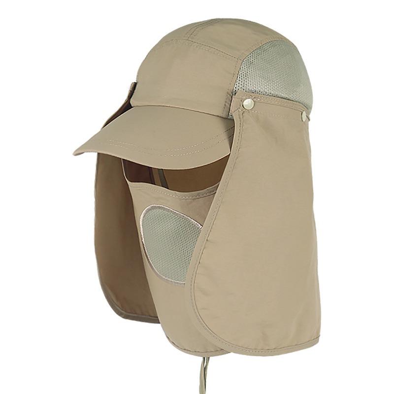 Outdoor 360 sun protection hat fishing cap cap Guangzhou hat protective baseball cap