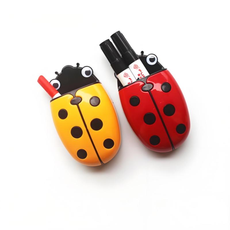 Cute Ladybug Fridge Magnetic Storage Box Eraser Whiteboard Pen Organizer Save Space Magnet Kitchen Container Holder