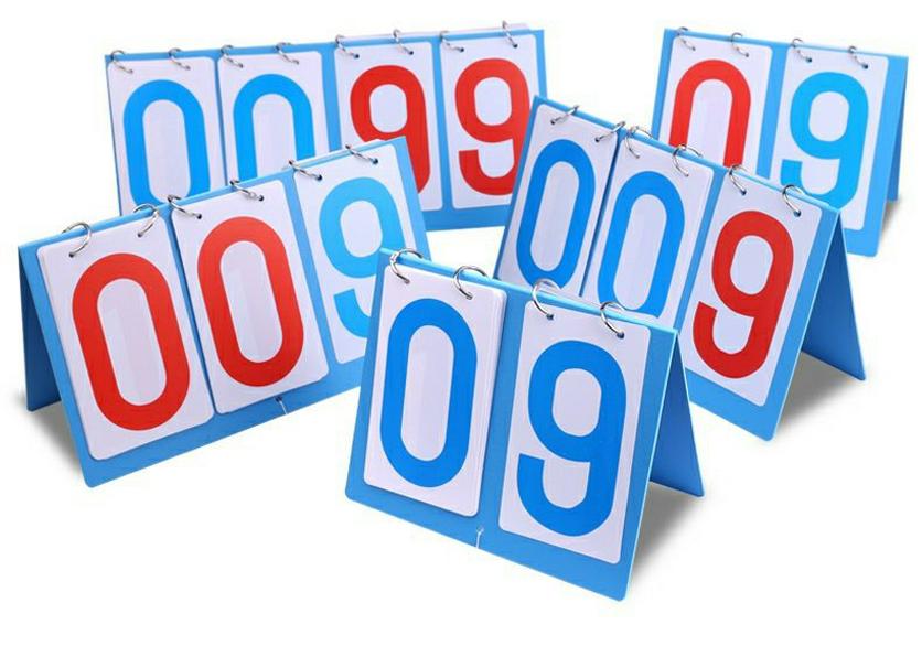 Second, Third, and Fourth Six-Digit Scoreboard for Basketball and Billiards - Two-Color Display.
