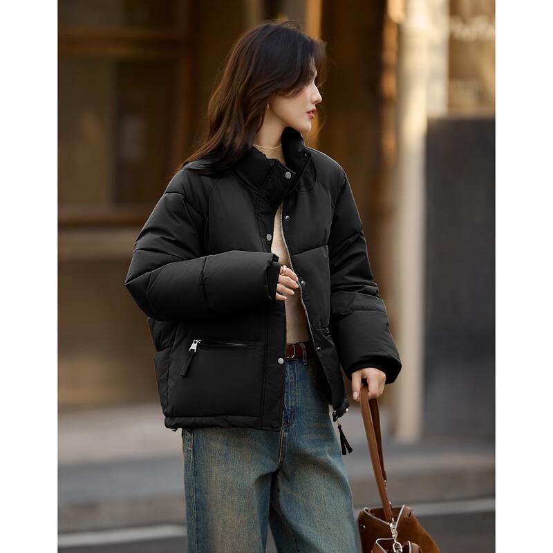 Women's Stand Collar Puffer Jacket