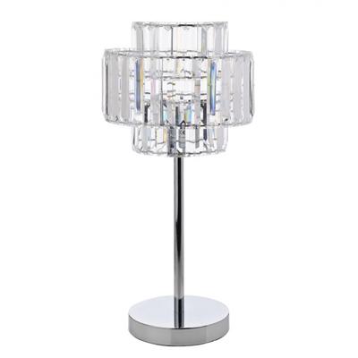 Lámpara de Mesa Hestia con Pantalla de Efecto Cristal 17.5
