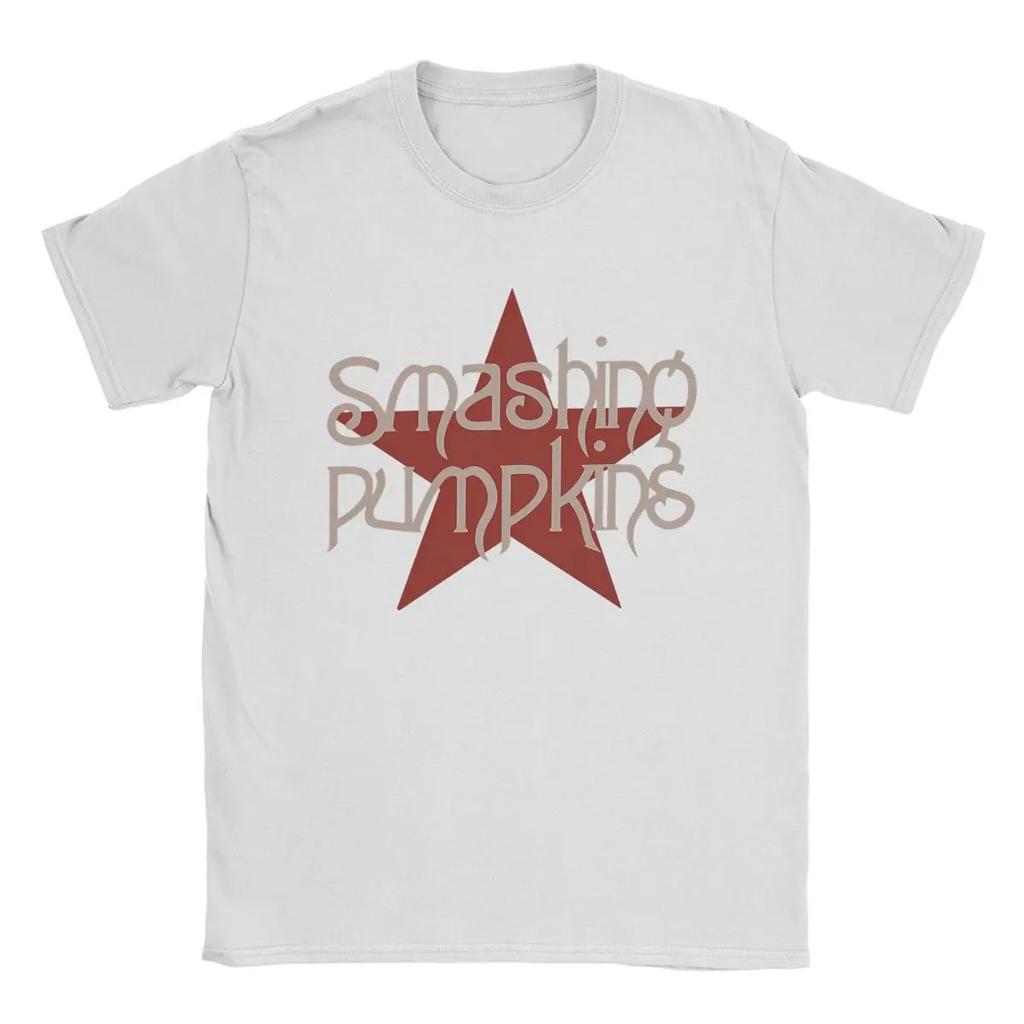 The Smashing Pumpkins Vintage Stern Logo Rockband T-Shirt 90er Alternative Metal Unisex Schwarz Damen und Herren T-Shirts