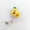 Silicone Fruits Badge Holder Avocado ID Card Retractable Badge Holder  Office School Supplies