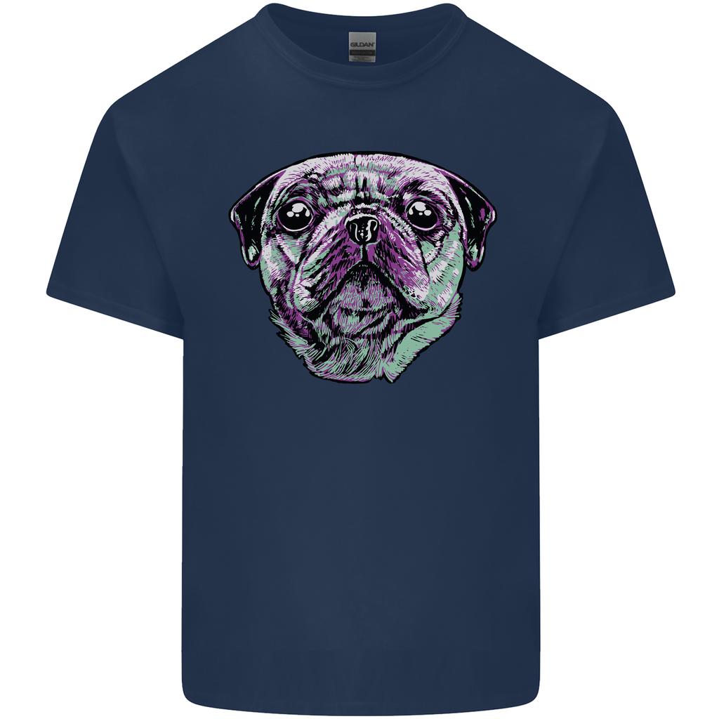 A Pug Face Dog Unisexs Light Cotton TShirt