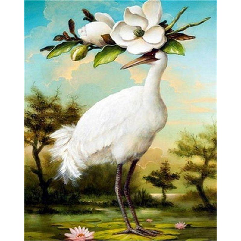 5D DIY Diamond Painting Animal Cross Stitch Craft Full Round Drill Diamond Embroidery Complete Kit Home Decor Gift