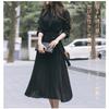 Pleated Chiffon Long Long Perfect for and Fall [SDSXZWG] Dress, Women's Dress, Sleeves, Cute, Slimming, Stylish, Elegant, Dates, Commuting, Weddings,
