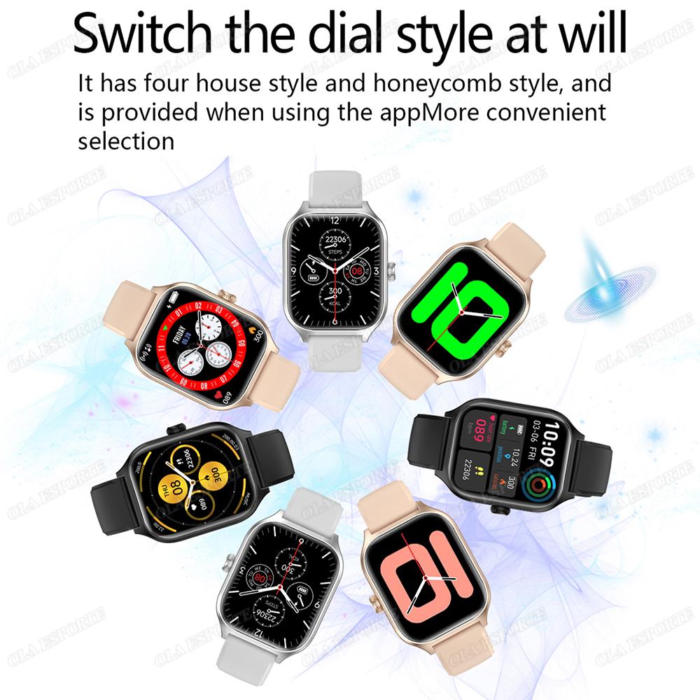 New Smart Watch Men Women Heart Rate Sleep Health Monitoring BT Call Message Notification Multi-sport Mode Smartwatch