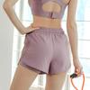 Women's High-Waisted Quick-Dry Yoga Shorts: 2-in-1 Running & Dance Fitness Outerwear