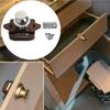 Zinc Alloy Catch Lock RV Shaking Button Cabinet Camper Caravan Catch Cupboard Door Knob All Kinds Of Furniture