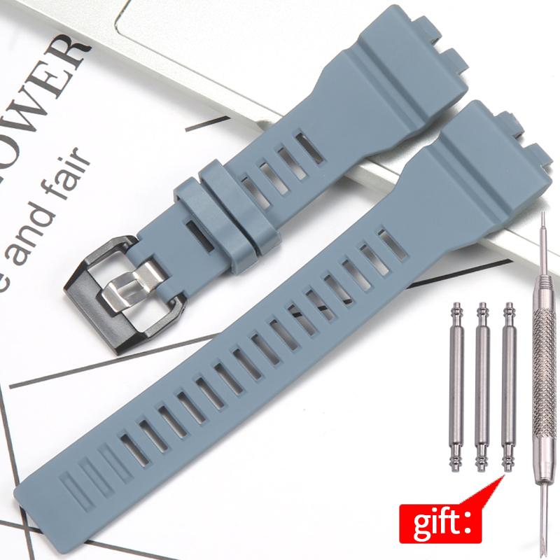 Cinturino per Orologio in Resina di Alta Qualità Adatto per Casio GBA800 GBD800 Uomo Sportivo Impermeabile Cinturino in Gomma Accessori per Orologi