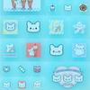 Sanrio HANAMARU OBAKE Tile Stickers ( Pastel Sweets Pop Blue ) Japan NEW