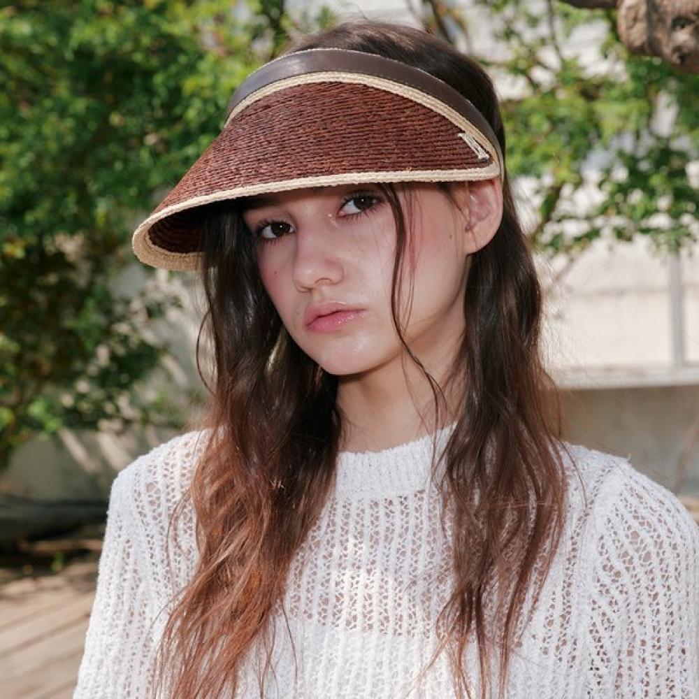 Allincomplete Diana Rafia Sun Visor  2 Colors 