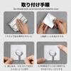 MAGPIE Wall Hooks, Strong Adhesive, Transparent, Non-Scratch, Set of 8, Waterproof, Oil-Resistant, Holds 30kg, Leaves No Marks, Rust-Resistant