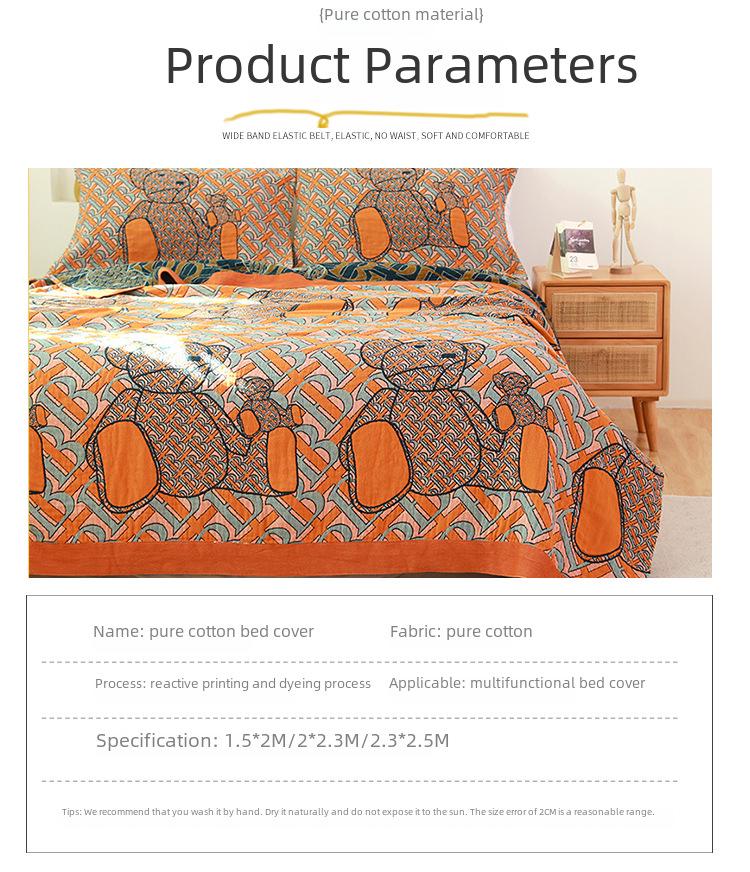 2025 Neue reine Baumwoll-Mulltuch-Decke für Sommer & Büro-Nickerchen